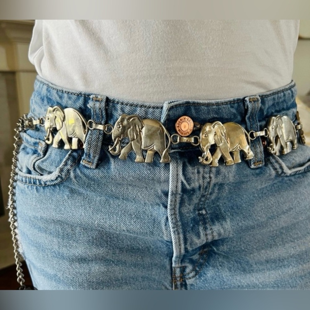 Gold Elephant Charm BELT